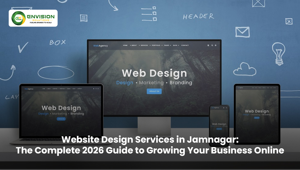 Professional website design services in Jamnagar